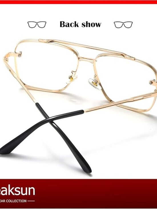 Oversized Aviator Sunglasses main image 8
